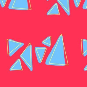 neon triangles