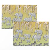 Whimsical Child Savannah wall paper