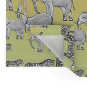 Whimsical Child Savannah wall paper