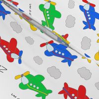 Airplanes Baby Boy Kids Nursery