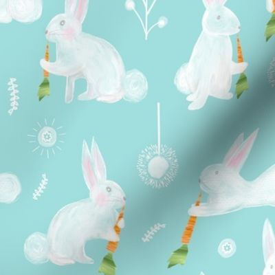 Blue green bunnies