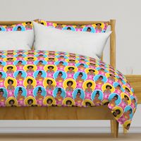 African american girls retro pop-art