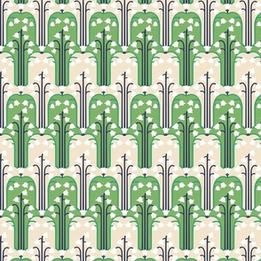 Lily of the Valley/ Art deco