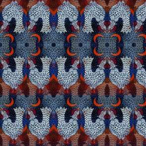 orangemoonroosterfabric