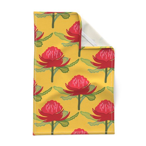 Australian Waratah Magic Garden - gold, Large 