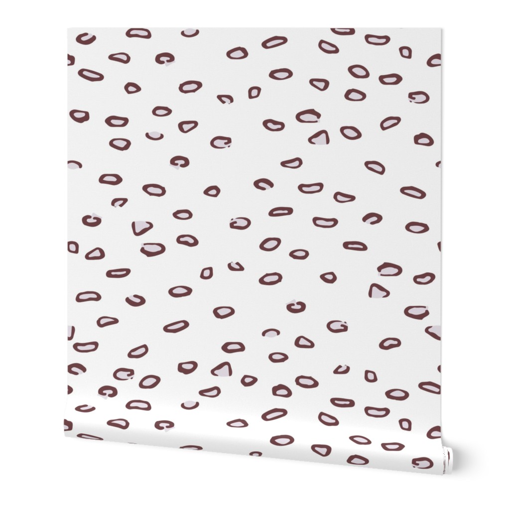 Whimsical White Toadstool Polka Dots