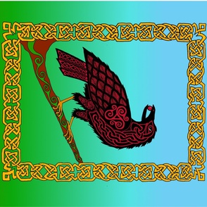 Celtic Raven Banner