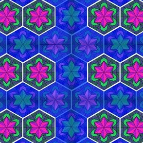 Star Hex Flowers