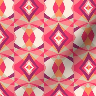 Kaleidoscope diamond fuchsia by Pippa Shaw