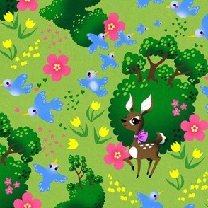 Deer in the Woods