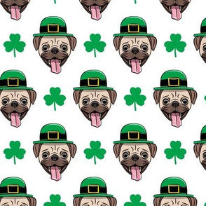 Patty's Pug - St Patricks Day Pugs - LAD19