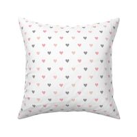 hearts  - multi (pink & grey) - valentines day - love - LAD19