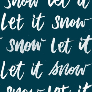 Let It Snow - Navy