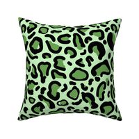 LEOPARD green PRINT small scale