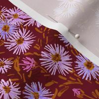 Tatarian Asters Meadow (burgundy) 18"