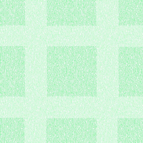 Pale Green Wool Tweed Grid 