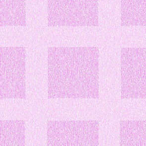  Pale Pink Wool Tweed Grid  