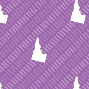 Idaho Stripes State Shape Purple-01-01