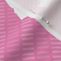 Idaho State Shape Pattern Pink and White Stripes