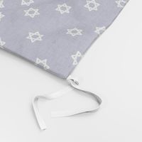 star of david fabric - jewish fabric, hanukkah fabric, - navy