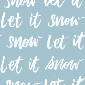 Let It Snow - Light Blue