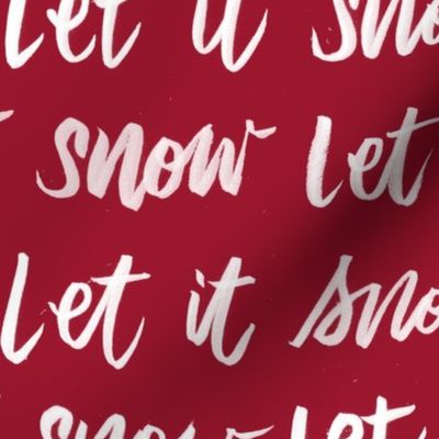 Let It Snow - Red
