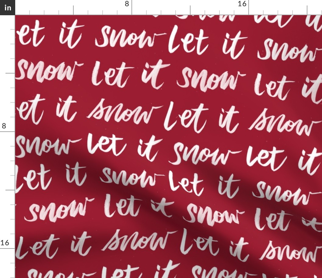 Let It Snow - Red