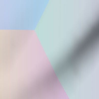 pastel gradient hexagons by rysunki_malunki