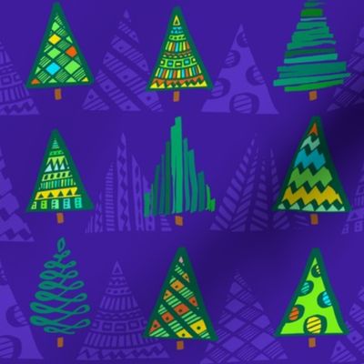 Christmas Trees, violett