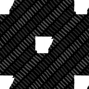 Arkansas State Pattern Stripes Black-01-01