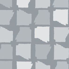 Arkansas State Shape Pattern Grey-01
