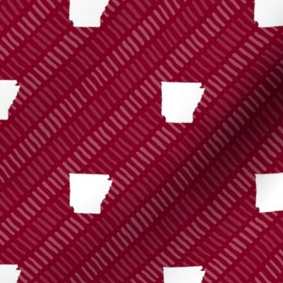 Arkansas State Pattern Stripes Garnet-01-01
