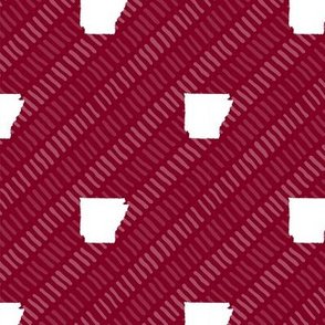 Arkansas State Pattern Stripes Garnet-01-01