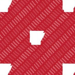 Arkansas State Pattern Stripes True Red-01-01