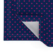 Prunella Dots - Blue Pink