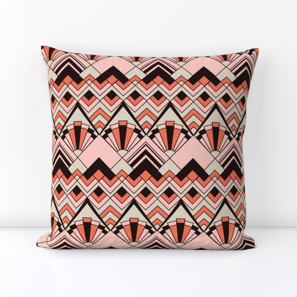 Pink Gold Art Deco