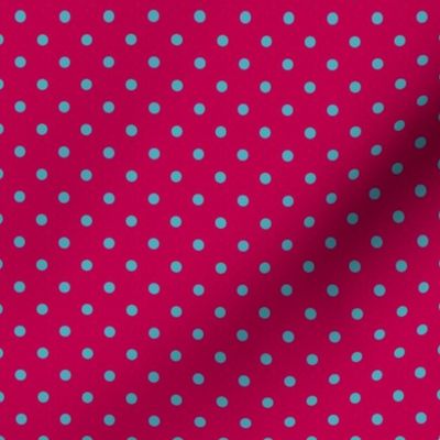 Prunella Dots - Pink Blue