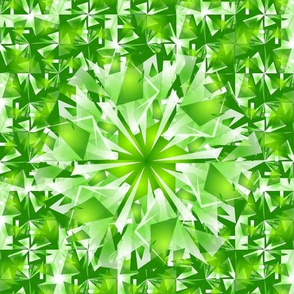 fresh green kaleidoscope