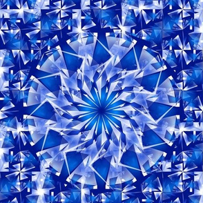 royal blue kaleidoscope