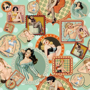 VINTAGE PIN-UPS (JADITE)