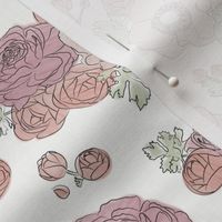 Floral - Ranunculus Blush Small