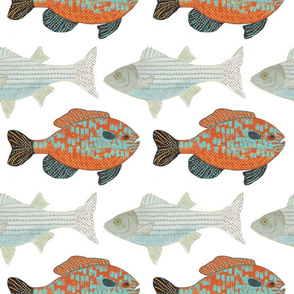 Bluegill and Bass fish pattern
