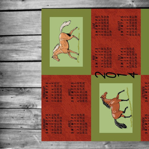 Horse calendar 2014