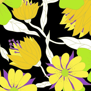 Flower Power-jumbo yellow