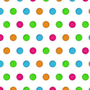 buttons polka dots bright