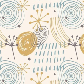 Abstract Pattern Inspired by Scandinavian Designs