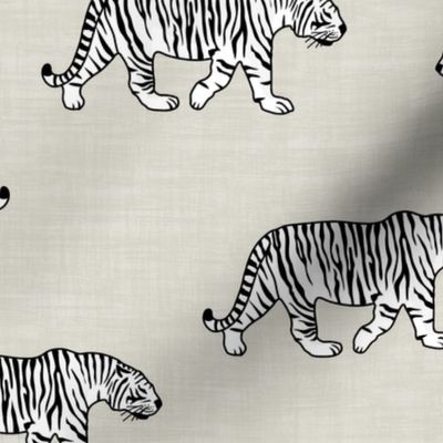 White Tiger - Ivory Texture