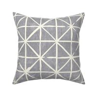 geometric triangles on grey - modern distressed geometric - LAD19