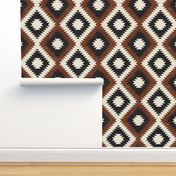 aztec neutrals - inkwell & brandywine - home decor - LAD19