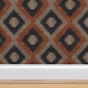 aztec neutrals - inkwell & taupe - home decor - LAD19